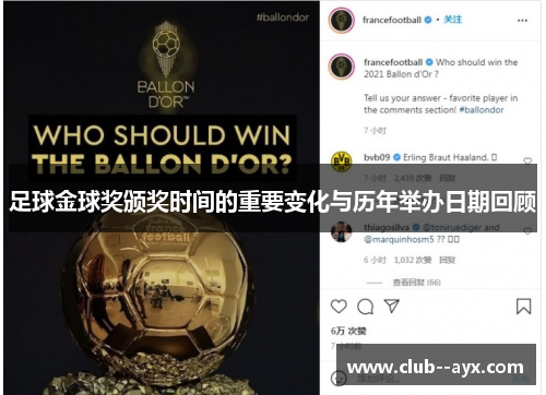 足球金球奖颁奖时间的重要变化与历年举办日期回顾